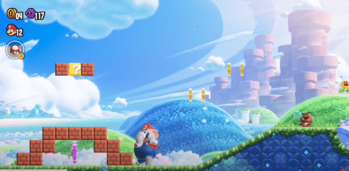 mario elefante super mario bros wonder fecha