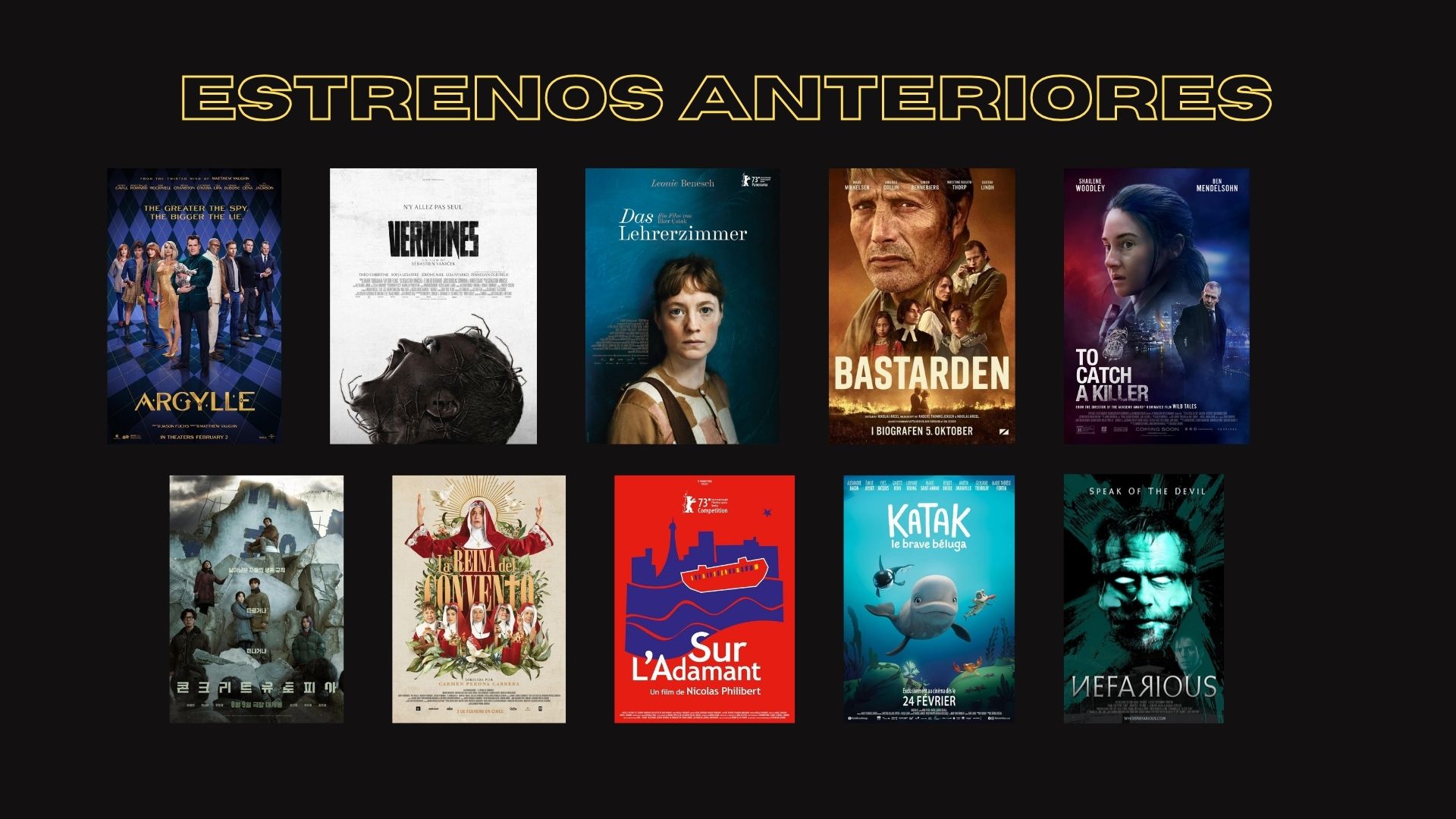 Estrenos Cine Febrero 2024