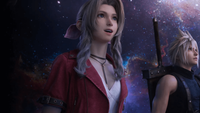 ff vii rebirth Imagen promocional de Final Fantasy VII Ever Crisis con arte oficial de Cloud