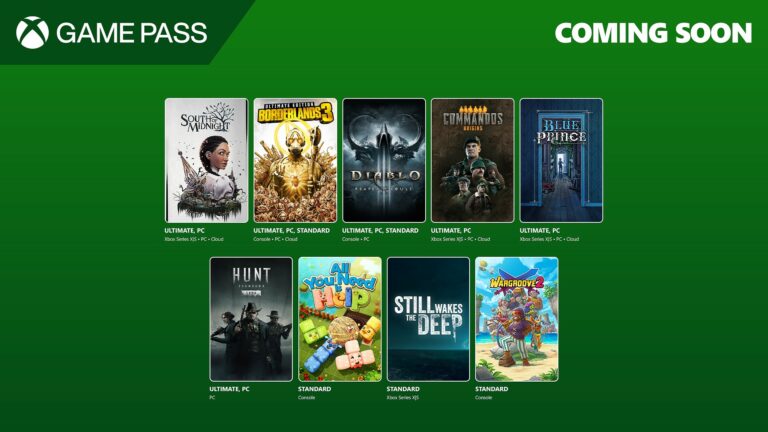Juegos Xbox Game Pass abril