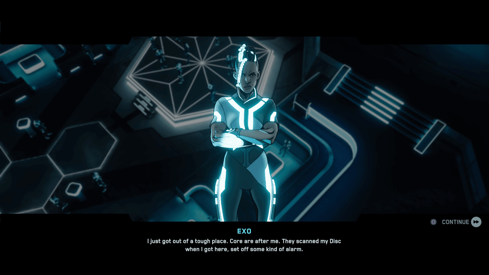 Tron Catalyst Review | Captura de diálogo