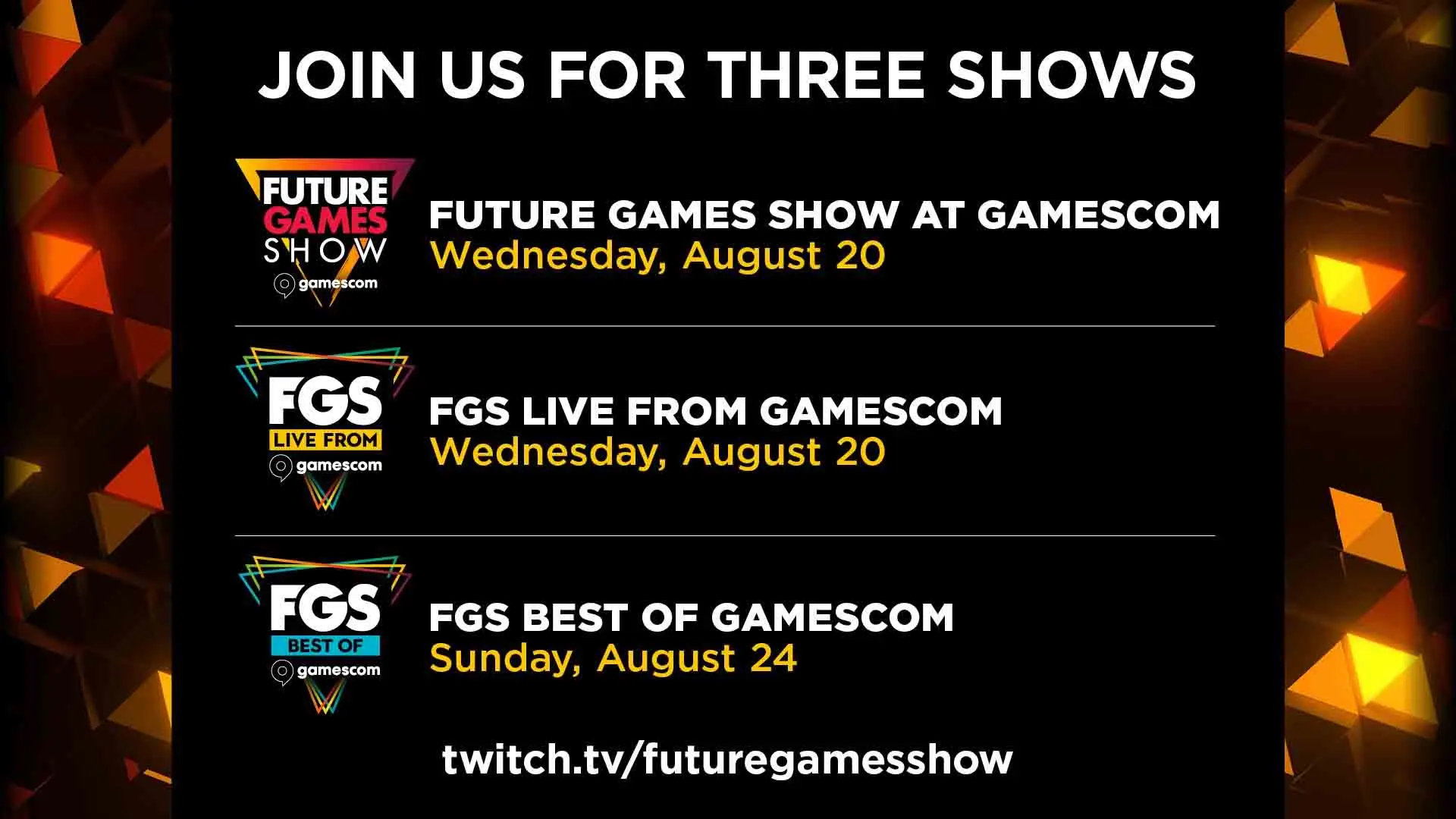 Evento Future Games Show
