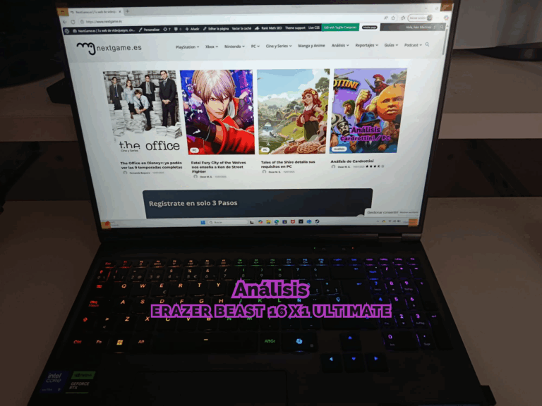 Análisis Erazer Beast 16 X1 Ultimate