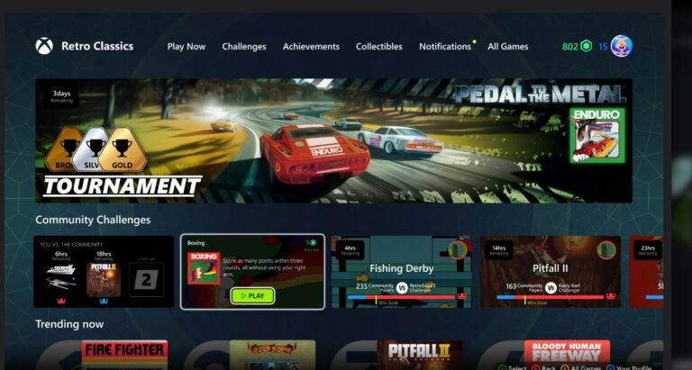 Retro Classics de Xbox Game Pass alcanza el millón de jugadores