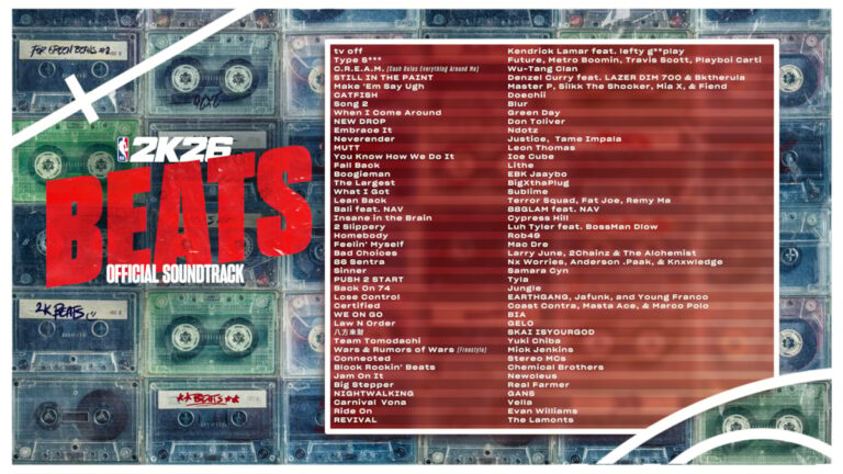 NBA 2K26 banda sonora