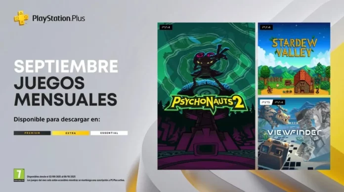 Juegos PS Plus septiembre