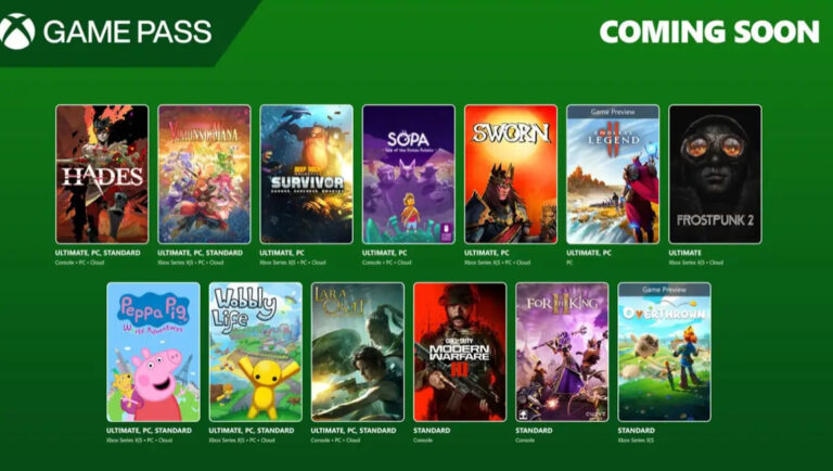 Xbox suma 13 juegos a Game Pass en septiembre 2025