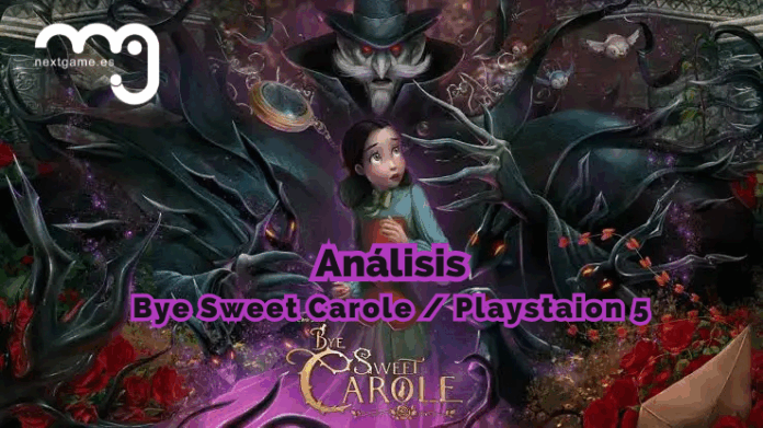 Portada de Bye Sweet Carole con Lana Benton rodeada de criaturas del jardín encantado, ilustrada con estilo de animación clásica