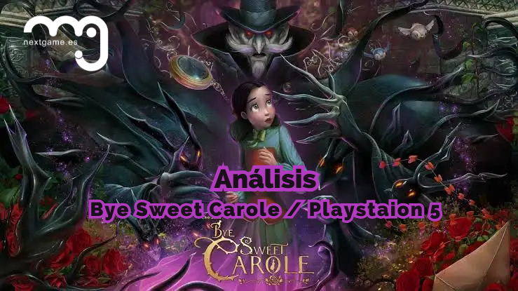 Portada de Bye Sweet Carole con Lana Benton rodeada de criaturas del jardín encantado, ilustrada con estilo de animación clásica