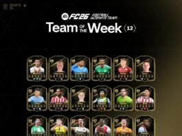 EA Sports FC 26 TOTW 12