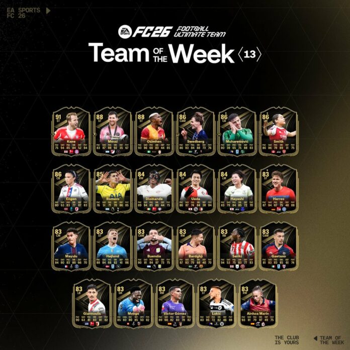 EA Sports FC 26 TOTW 13