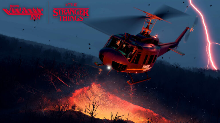 Microsoft Flight Simulator 2024 Stranger Things expansión