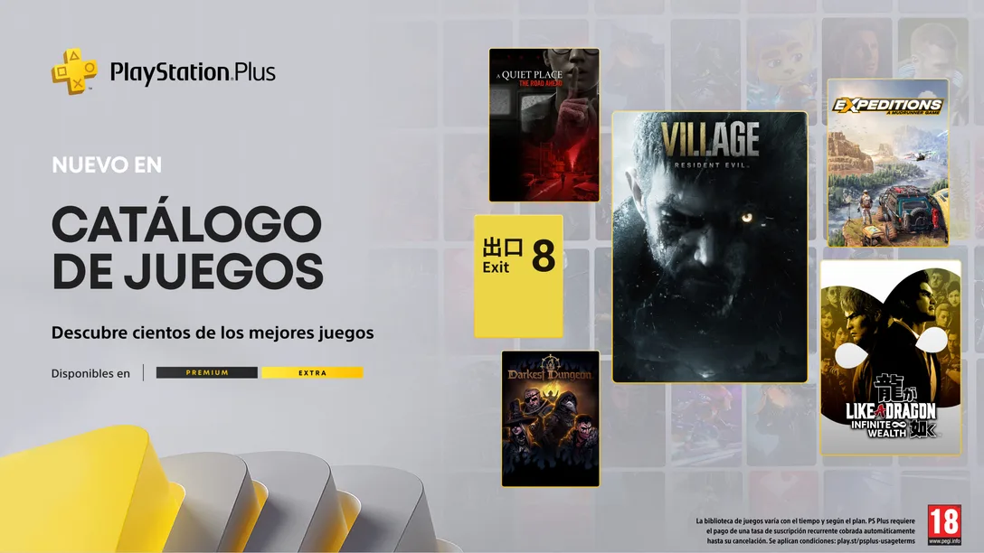 Confirmados los videojuegos que llegarán a PS Plus Extra y Premium en el mes de enero: Terror de todas las clases y el regreso de Ichiban Kasuga