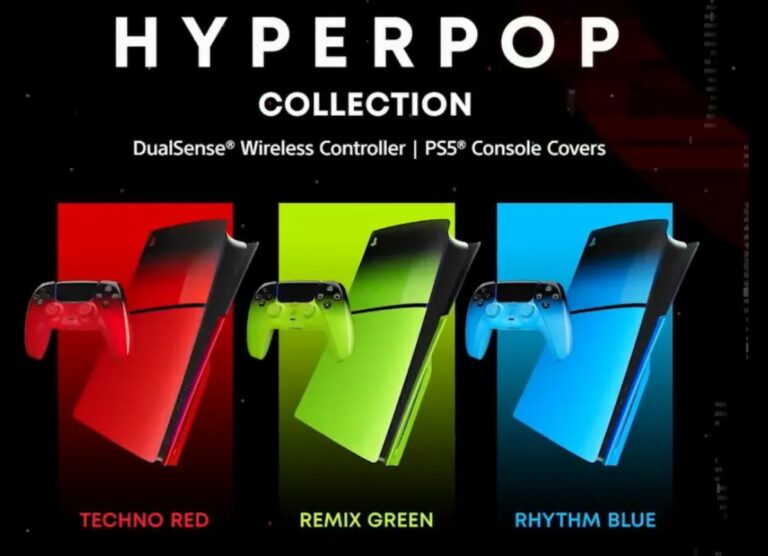 Sony presenta su colección Hyperpop con 3 nuevos colores para carcasas y mandos de PS5